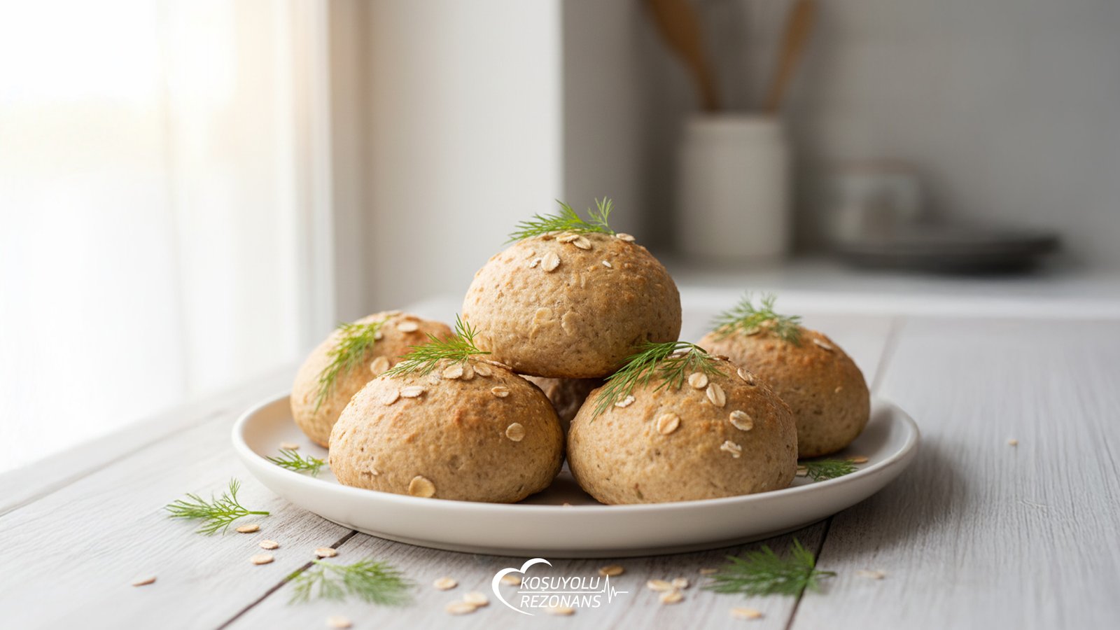 Uzun Süre Tok Tutan Fit Yulaf Poğaça