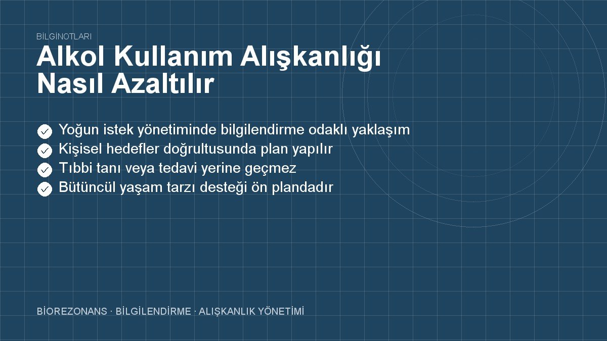 Alkol Kullanım Alışkanlığı Nasıl Azaltılır? Doğal Yollar
