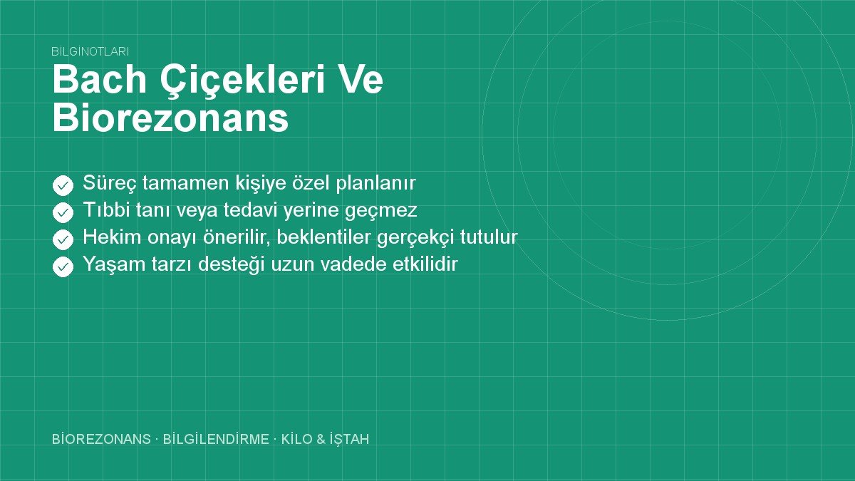 Bach Çiçekleri Ve Biorezonans