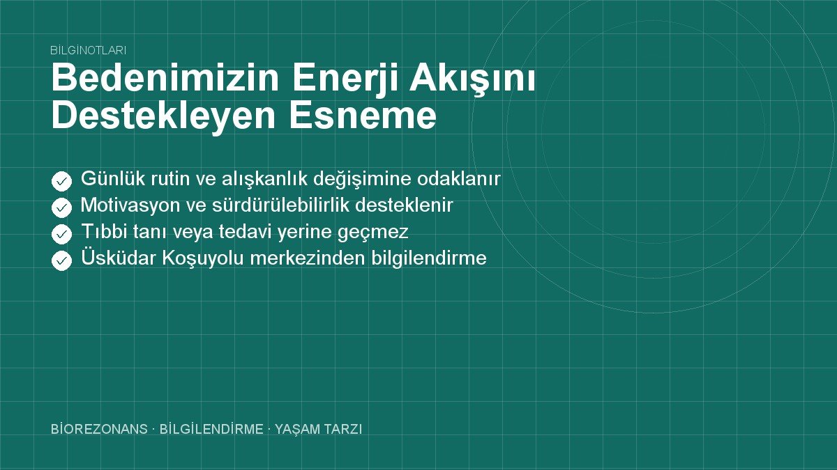 Bedenimizin Enerji Akışını Destekleyen Esneme Hareketi
