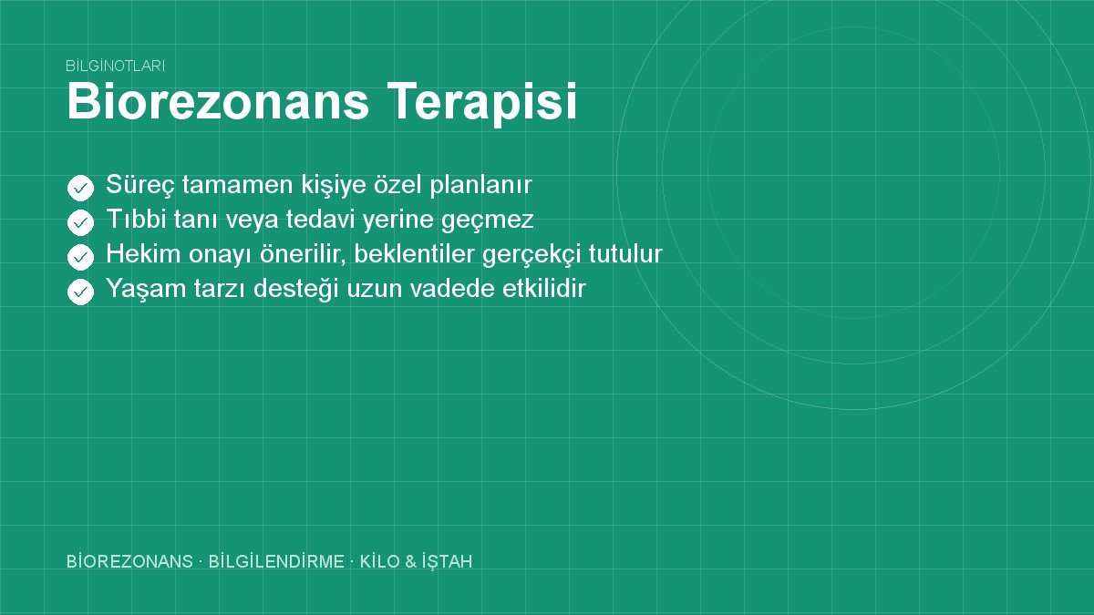 Biorezonans Terapisi