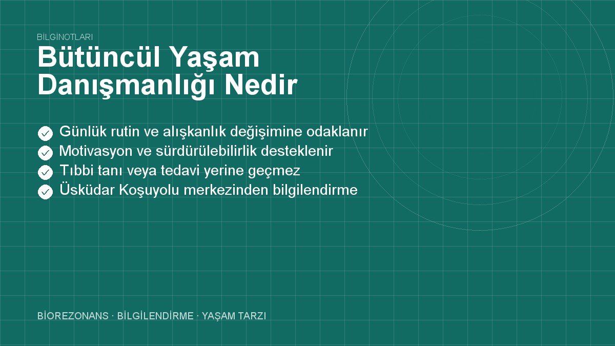 Bütüncül Yaşam Danışmanlığı Nedir? Hangi Alanlara Bakar?