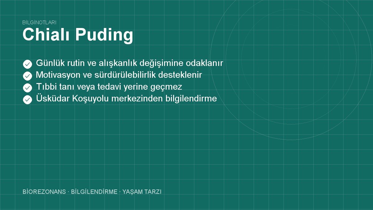 Chialı Puding