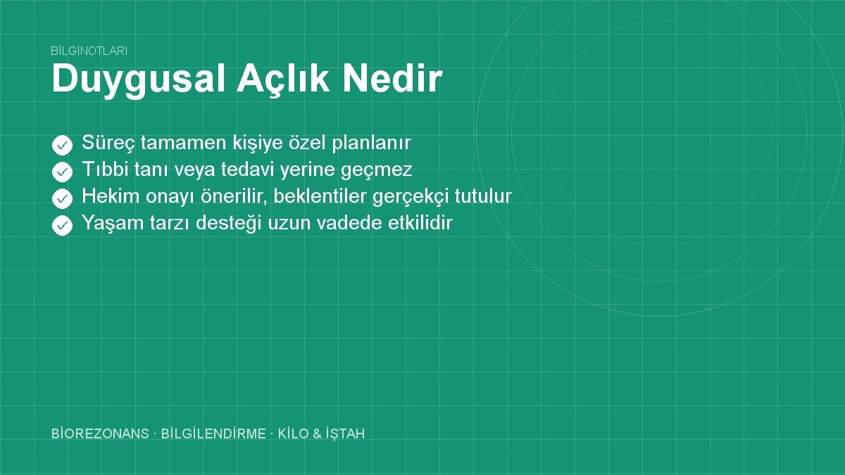 Duygusal Açlık Nedir? Stres Anında Yemek Yeme İsteği