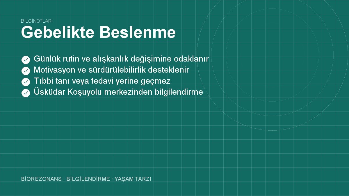 Gebelikte Beslenme