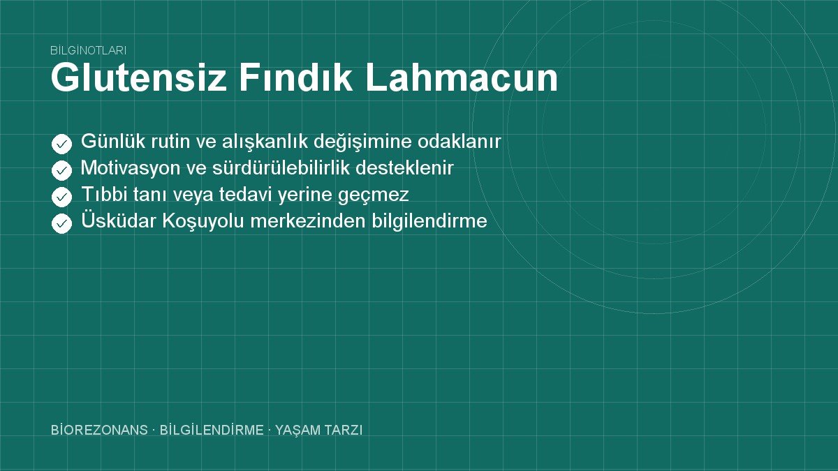 Glutensiz Fındık Lahmacun