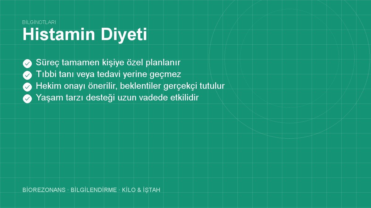 Histamin Diyeti