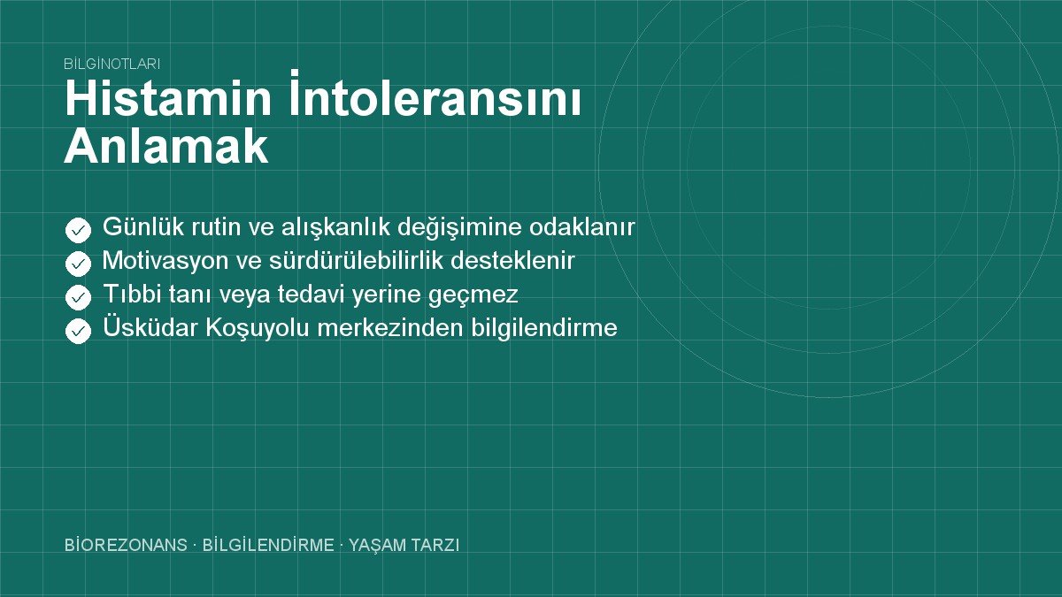 Histamin İntoleransını Anlamak