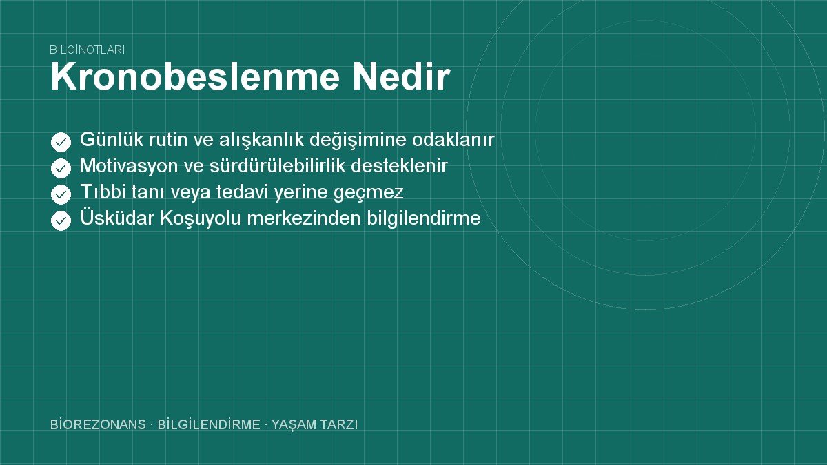 Kronobeslenme Nedir?