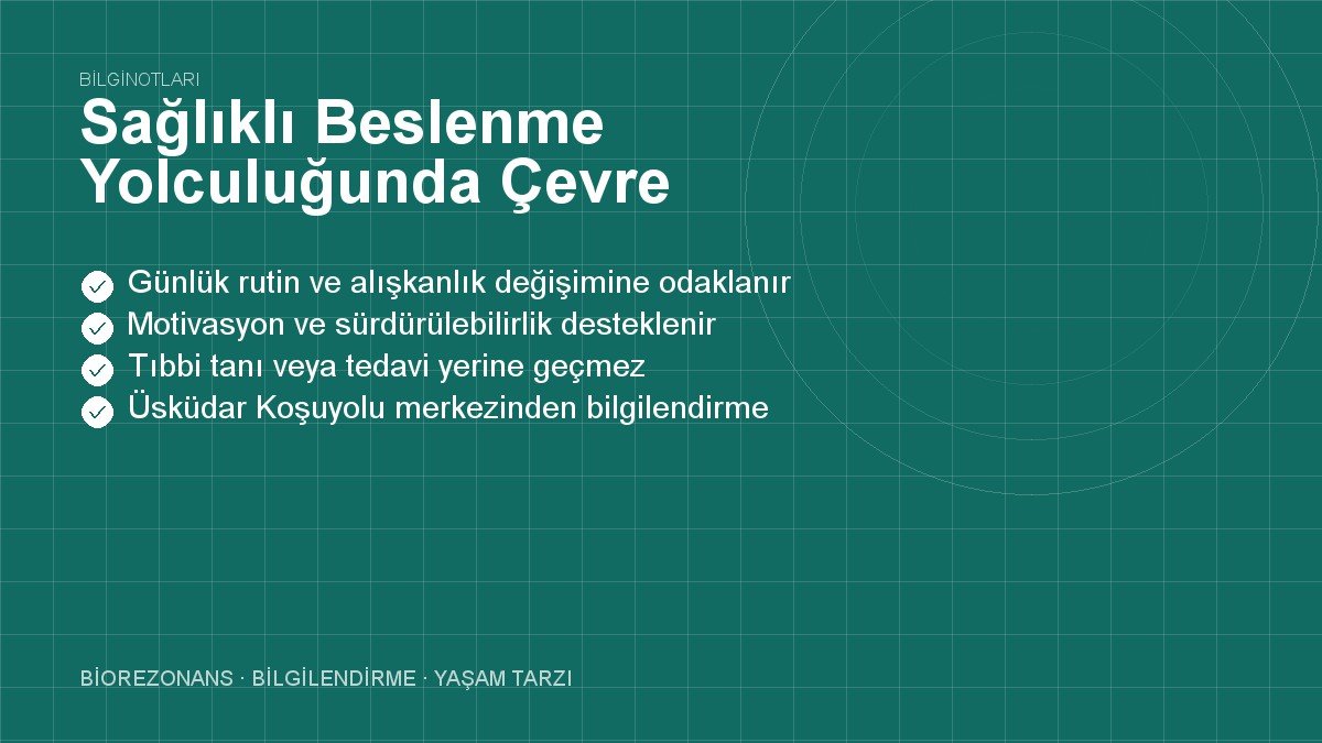 Sağlıklı Beslenme Yolculuğunda Çevre Baskısını Aşmak