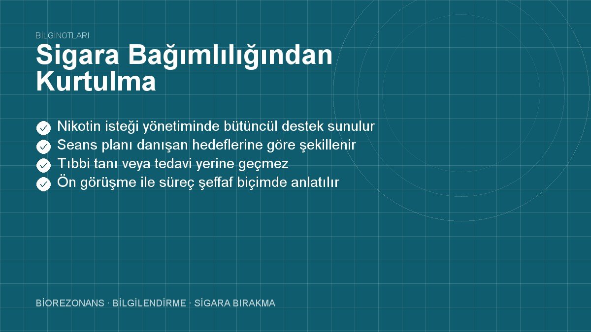 Sigara Bağımlılığından Kurtulma