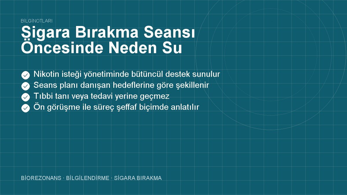 Sigara Bırakma Seansı Öncesinde Neden Su İçilmelidir?