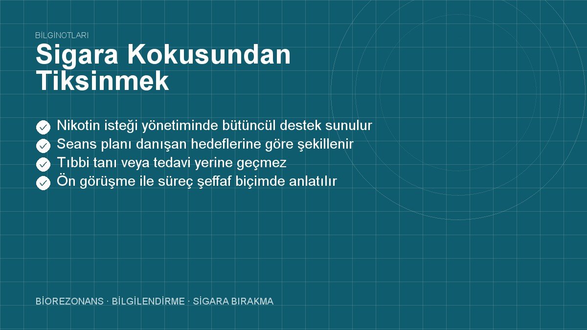 Sigara Kokusundan Tiksinmek: Frekans Tersleme Nedir?