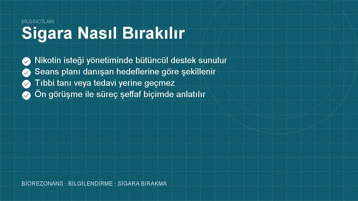 Sigara Nasıl Bırakılır