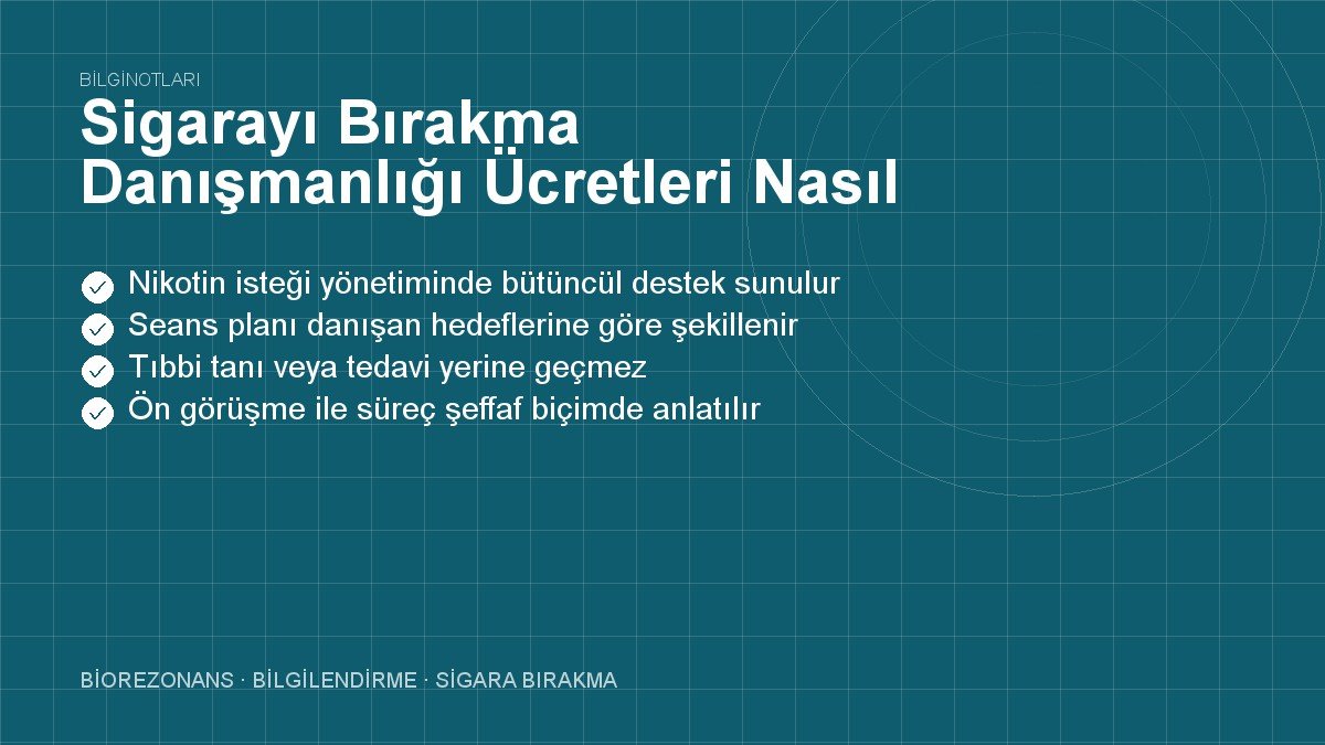 Sigarayı Bırakma Danışmanlığı Ücretleri Nasıl Hesaplanır?