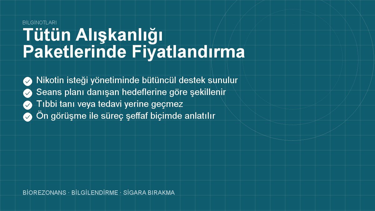 Tütün Alışkanlığı Paketlerinde Fiyatlandırma Kriterleri Nedir?