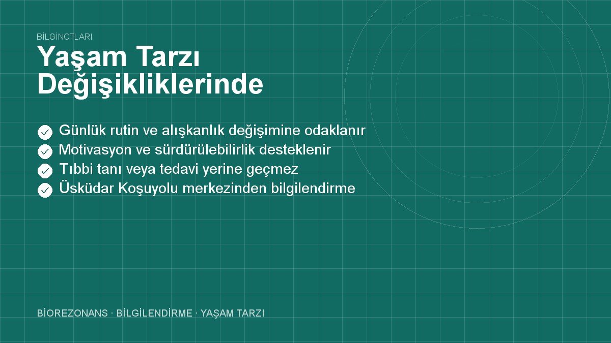 Yaşam Tarzı Değişikliklerinde Sürdürülebilirlik Sırrı