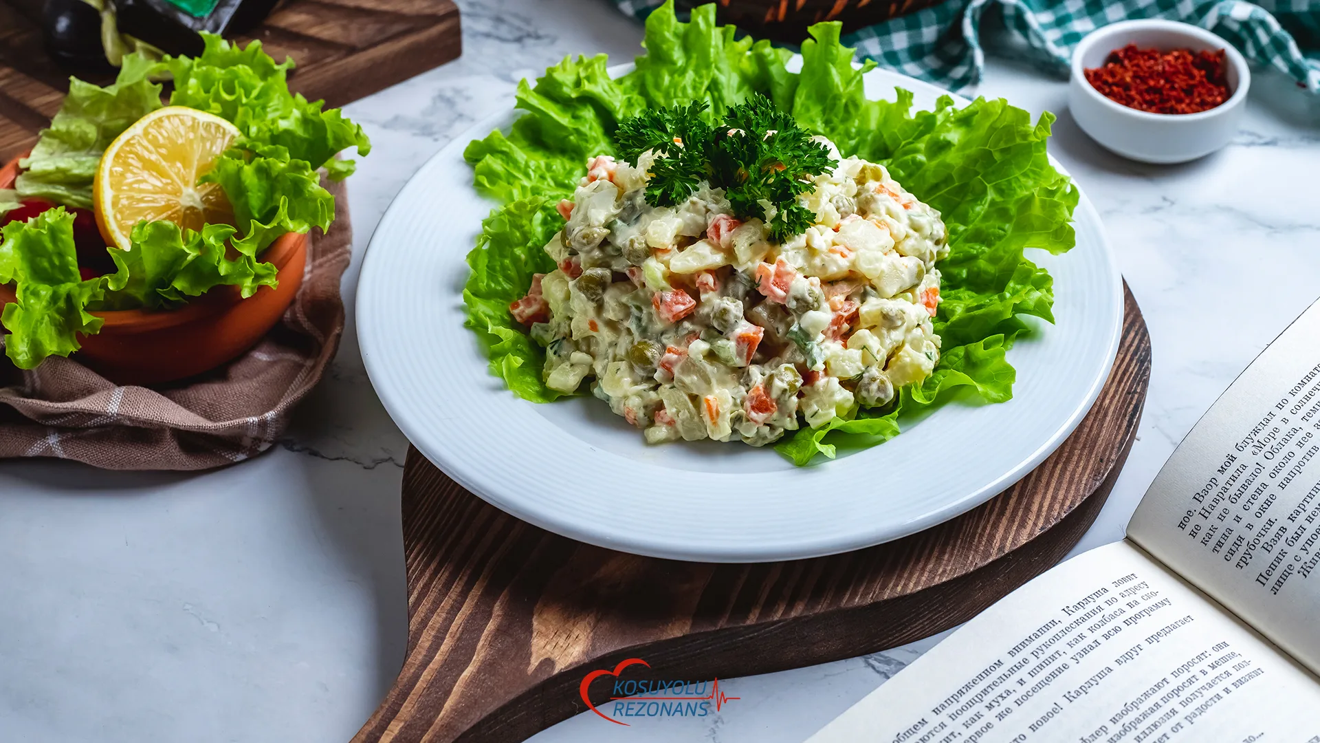 Yeşil Mercimekli Yoğurtlu Salata