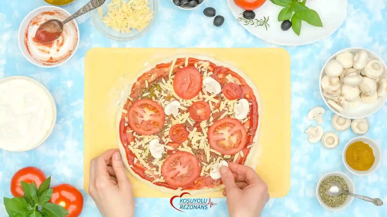 Nohut Tabanlı Pizza
